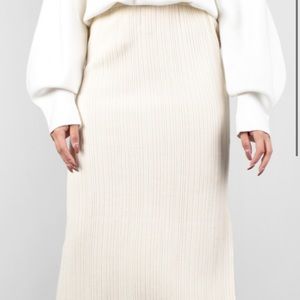 NWT Mod ref oatmeal knit skirt